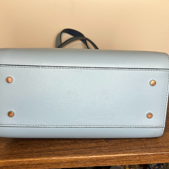 Kate Spade Blue Scalloped Magnolia Street Bag - Picture 6 of 8